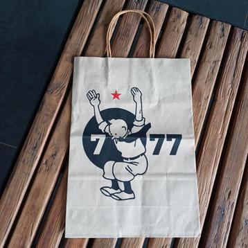 Papieren zak van Kuifje beschikbaar voor biedingen