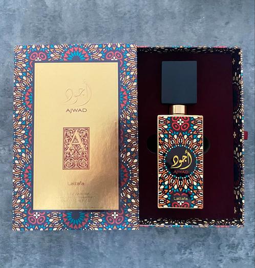 Lattafa Ajwad Parfum - 60ml, Handtassen en Accessoires, Uiterlijk | Parfum, Nieuw, Ophalen