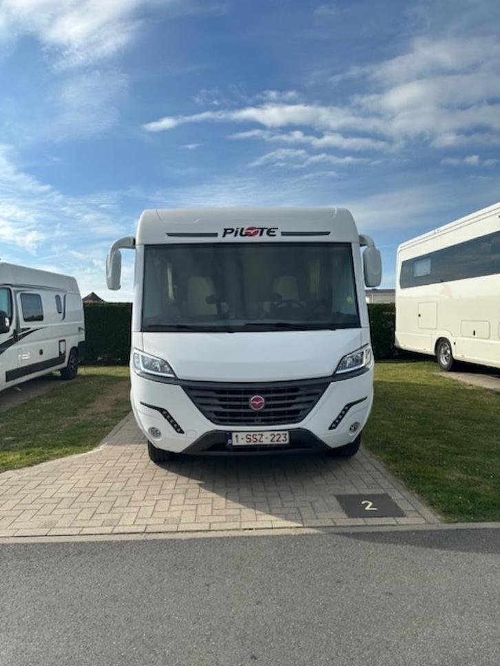 Pilote G741 – Luxe motorhome uit 2017 – slechts 29.300 km –, Caravans en Kamperen, Mobilhomes, Particulier, tot en met 2, Integraal