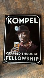 Kompel emaille bord 2022, Verzamelen, Biermerken, Ophalen, Zo goed als nieuw