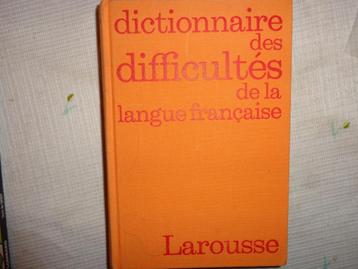Larousse dictionaire des difficultés de la l.française beschikbaar voor biedingen