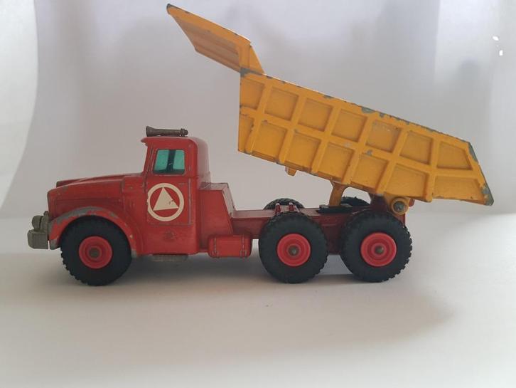 Lesney King Size K-19 Scammell Kipper Truck uit 1967, Hobby en Vrije tijd, Modelauto's | Overige schalen, Gebruikt, Bus of Vrachtwagen