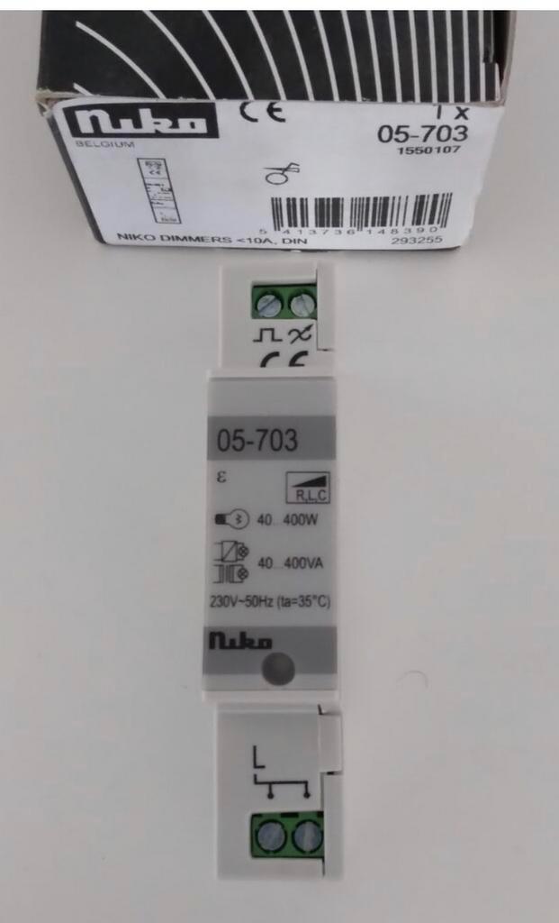 Niko dimmer, Doe-het-zelf en Bouw, Elektriciteit en Kabels, Zo goed als nieuw, Ophalen