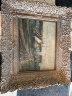 Schilderij met kader, Antiek en Kunst, Kunst | Schilderijen | Klassiek, Ophalen
