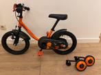 Btwin 14 inch kinderfiets - Robot thema, Fietsen en Brommers, Ophalen, Zo goed als nieuw, Zijwieltjes