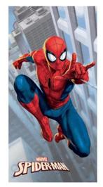 Spiderman Badlaken / Strandlaken City - Sneldrogend - Marvel, Kinderen en Baby's, Kinderkleding | Kinder-zwemkleding, Nieuw, Jongen