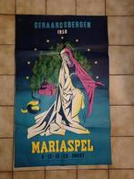 1950 geraardsbergen affiche mariaspel, Verzamelen, Posters, Ophalen of Verzenden, Zo goed als nieuw, Rechthoekig Staand, Overige onderwerpen