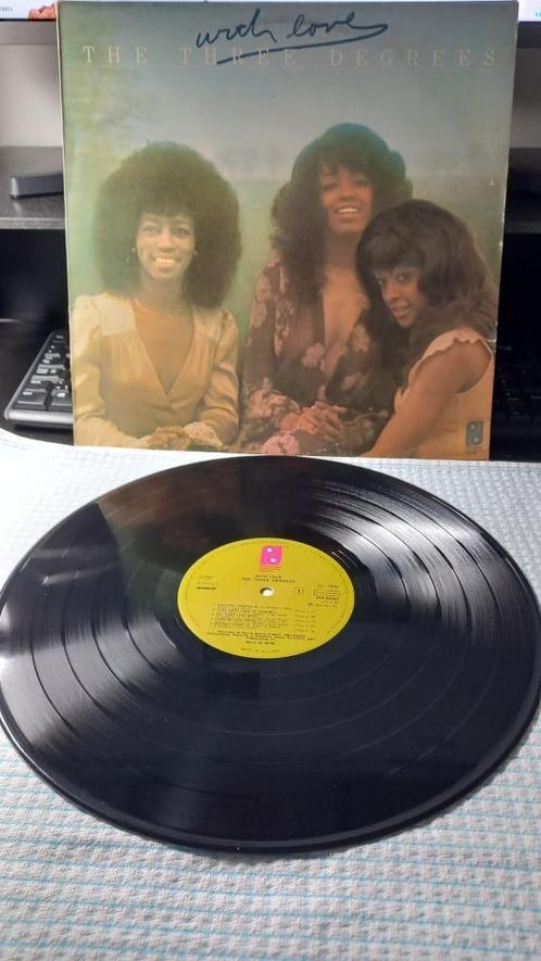 Les Trois Degrés ‎– Avec Amour - Lp, CD & DVD, Vinyles | R&B & Soul, Comme neuf, Soul, Nu Soul ou Neo Soul, 1960 à 1980, 12 pouces
