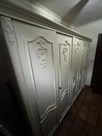 GRATIS: houten Garderobe kast, Huis en Inrichting, Kasten | Kleerkasten, Ophalen, Gebruikt, Vintage, Met hangruimte