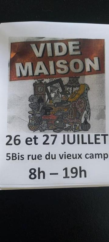 Vide maison 5 rue du vieux camps Sedan (France) beschikbaar voor biedingen