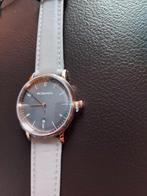 montre unisexe, femme/homme, Rodania avec bracelet en cuir,, Enlèvement ou Envoi, Cuir, Acier, Neuf