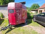 paardentrailer Henra 2 paarden, Ophalen, Gebruikt, Polyester, 2-paards trailer