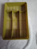 ancien range couvert vintage vert, Maison & Meubles, Enlèvement ou Envoi, Comme neuf, Autres matériaux