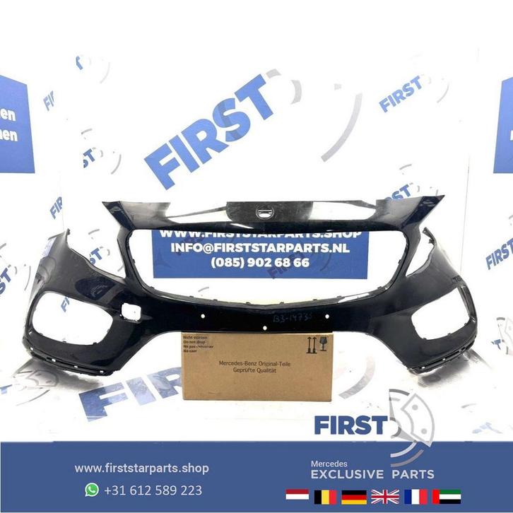 W156 FACELIFT GLA AMG VOORBUMPER ZWART WIT ROOD GRIJS ZILVER, Auto-onderdelen, Carrosserie, Bumper, Mercedes-Benz, Voor, Gebruikt