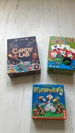 Spelletjes candy lab, regenwormen, catch match, Hobby en Vrije tijd, Ophalen of Verzenden, Zo goed als nieuw