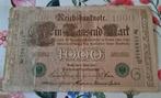 oude Duitse reichsbanknote 1000 mark 1910, Ophalen of Verzenden, Duitsland, Los biljet