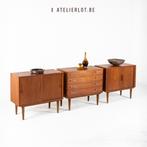 Vintage set 3 opbergkasten Kai Kristiansen, Huis en Inrichting, Ophalen, 250 tot 300 cm, Zo goed als nieuw, Minder dan 100 cm