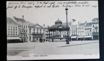 Ostende Ostende la place de ARMES WAPENPLEIN 1906 !, Collections, Enlèvement ou Envoi