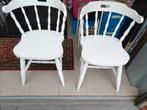 2 sterke stoelen massief beuk, Huis en Inrichting, Ophalen, Gebruikt