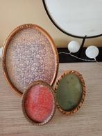 3 antieke fotokaders, staande of hangend, Ophalen, Gebruikt