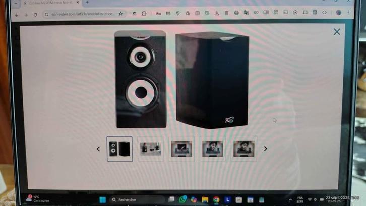 Paar hoogwaardige Cabasse Minorca MC40-luidsprekers, Audio, Tv en Foto, Luidsprekerboxen, Zo goed als nieuw, Front, Rear of Stereo speakers