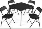 Camping tafel en 4 stoelen, Caravanes & Camping, Meubles de camping, Comme neuf, Table de camping