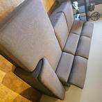 Lounge zetel met verstelbare kopstukken.  Grijs/blauw, Huis en Inrichting, Ophalen, Gebruikt, 100 tot 125 cm, Driepersoons