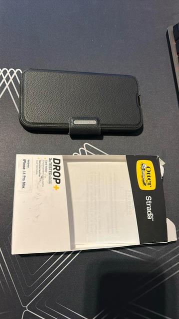 OtterBox Strada iPhone 14 Pro Hoesje Zwart met kaarthouder beschikbaar voor biedingen