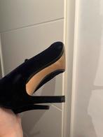 Escarpins talons 37 bleu marine, Enlèvement ou Envoi, Comme neuf, Bleu, Escarpins