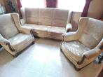 Salon 3-delig, Huis en Inrichting, Ophalen, Gebruikt, Hout