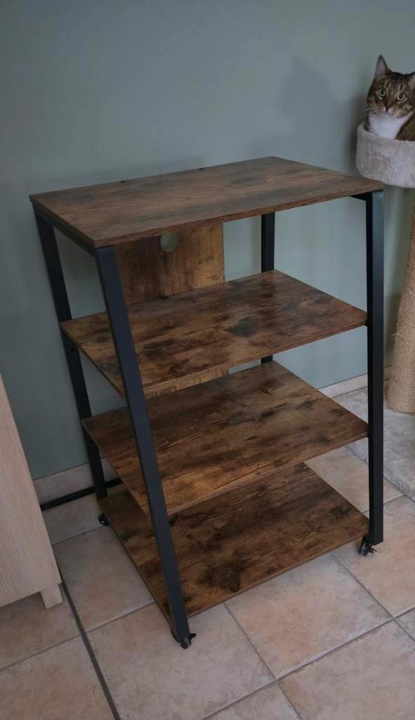 Audio meubel in nieuwstaat, Huis en Inrichting, Tafels | Sidetables, Zo goed als nieuw, Ophalen