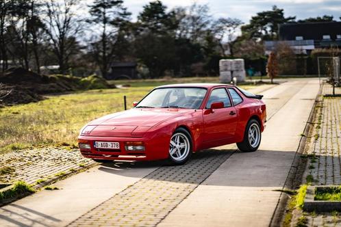 PORSCHE 944 // AUTOMAAT, Autos, Porsche, Entreprise, Achat, Essence, Coupé, 2 portes, Automatique, Rouge, Brun, Cuir et Tissu