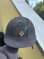 Charles owen rijhelm ayr 8 blauw met glitters, Dieren en Toebehoren, Paardrijkleding, Ophalen of Verzenden, Gebruikt, Overige soorten