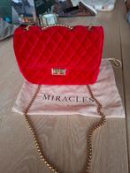 miracles annelien coorevits, Ophalen of Verzenden, Nieuw, Rood, Handtas
