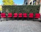 Set van 9 vintage 1990 professionele KINNAPS bureaustoelen, Ophalen, Gebruikt, Rood, Bureaustoel