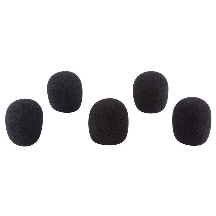 Set met 5 zwarte windkappen, Muziek en Instrumenten, Microfoons, Nieuw, Overige typen, Ophalen of Verzenden
