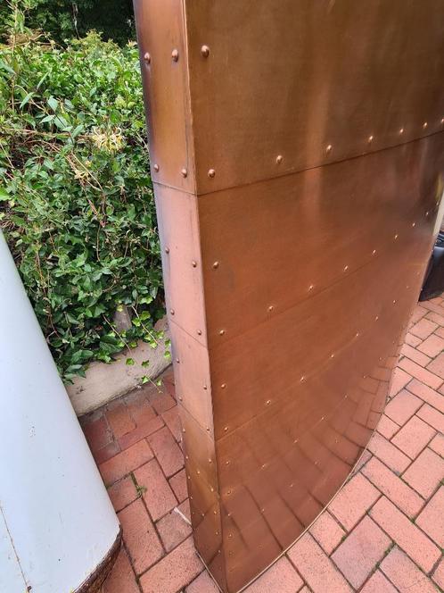 haardmantel in zware roodkoperen platen, Hobby en Vrije tijd, Knutselen, Zo goed als nieuw, Materiaal, Ophalen
