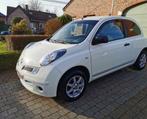 Witte Nissan Micra 2010, Auto's, Zwart, Wit, Micra, Handgeschakeld