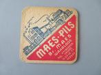 bierviltje Maes Pils Br. Maes Waarloos, Verzenden, Zo goed als nieuw, Viltje(s), Overige merken