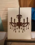 Kroonluchter muurdecoratie, Enlèvement ou Envoi, Comme neuf