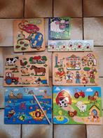 houten puzzels en puzzelmat, Kinderen en Baby's, Ophalen, Gebruikt