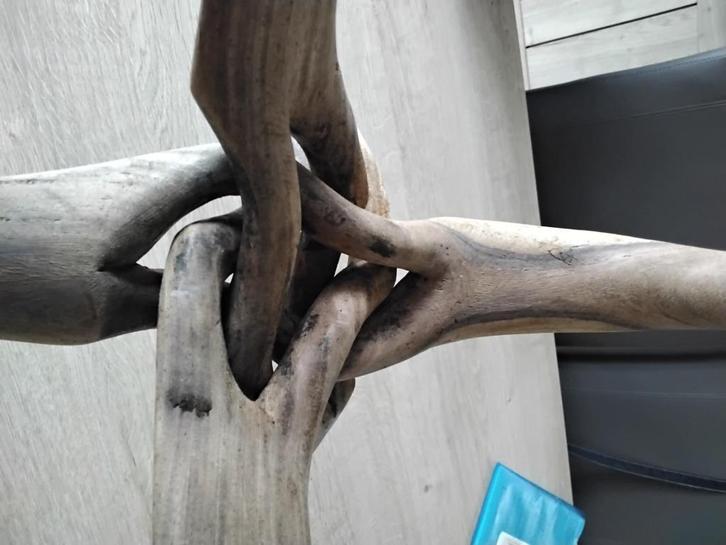 Houten standaard, Antiek en Kunst, Antiek | Schalen, Ophalen