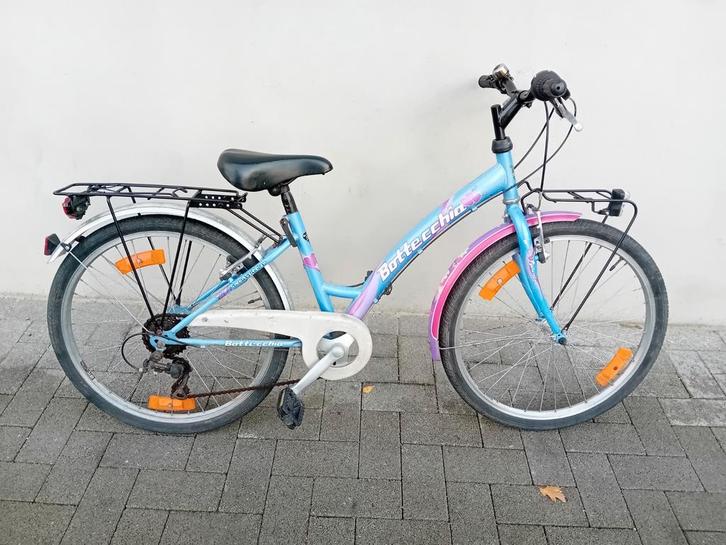 Meisjesfiets kinderfiets Bottecchia 24inch 6speed 🚴‍♂️, Vélos & Vélomoteurs, Vélos | Filles, Utilisé, 24 pouces, Frein à main