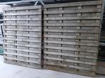 schutting met houten tuinpoort, Tuin en Terras, Minder dan 3 meter, Ophalen of Verzenden, Hout, 1 tot 2 meter