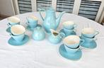 Retro porseleinen koffieservies – 12 personen - Boch, Antiek en Kunst, Antiek | Servies compleet, Ophalen