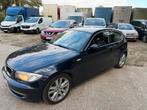 Bmw 1 reeks 118i Benzine Automaat Met keuring voor verkoop, Zwart, Blauw, Euro 4, Onderhoudsboekje