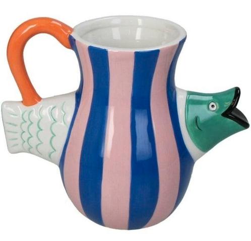 Kersten vis kan, Huis en Inrichting, Woonaccessoires | Vazen, Nieuw, Blauw, Ophalen