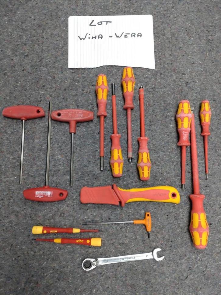 Lot - Wiha & Wera, Auto diversen, Autogereedschap, Gebruikt, Ophalen of Verzenden