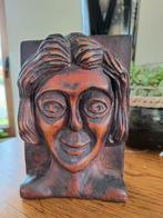 Antiek vintage retro houtsnijwerk Julia Domna, Antiek en Kunst, Ophalen of Verzenden