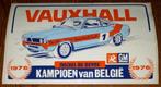 Alain Chevallier sticker Vauxhall 1976 Denayer autocollant, Verzamelen, Ophalen of Verzenden, Plaatje, Poster of Sticker, Overige figuren